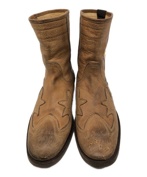 D&G（ディーアンドジー）D&G (ディーアンドジー) ストックブーツ ブラウン サイズ:SIZE 43の古着・服飾アイテム
