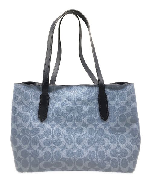 COACH（コーチ）COACH (コーチ) 2WAYバッグ スカイブルーの古着・服飾アイテム