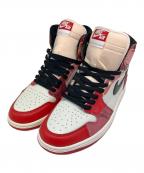 NIKEナイキ）の古着「Spider-Man × Nike Air Jordan 1 High OG SP」｜ホワイト×レッド