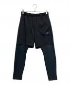 NIKEナイキ）の古着「TECH FLEECE SSNL 2IN1 PANTS」｜ブラック