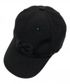 Y-3ワイスリー）の古着「RIPSTOP LOGO CAP」｜ブラック