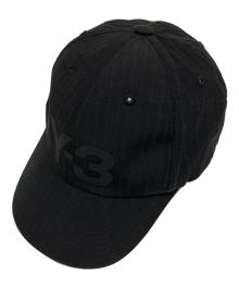 Y-3（ワイスリー）の古着「RIPSTOP LOGO CAP」｜ブラック