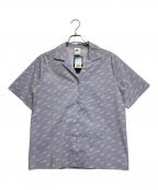 NIKEナイキ）の古着「AS W NSW EVRDY MOD WVN SS TOP」｜グレー