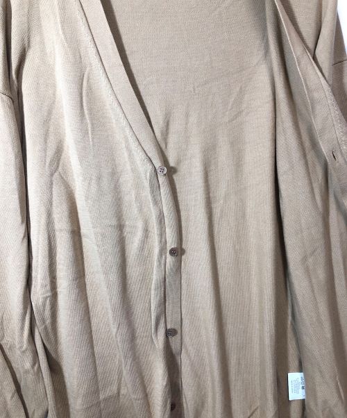 Graphpaper（グラフペーパー）Graphpaper (グラフペーパー) Suvin Cardigan ベージュ サイズ:SIZE Freeの古着・服飾アイテム
