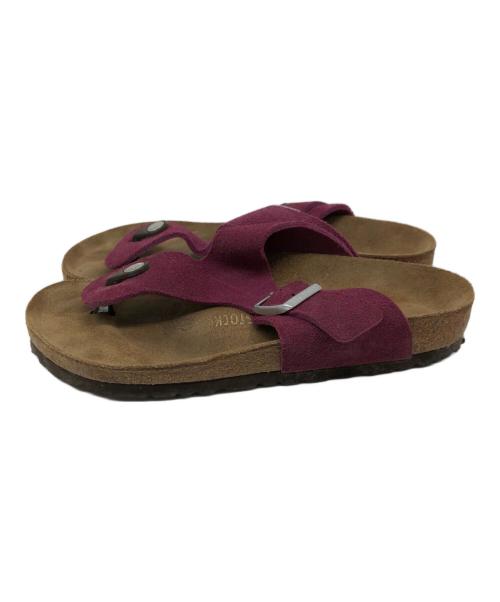 BIRKENSTOCK（ビルケンシュトック）BIRKENSTOCK (ビルケンシュトック) サンダル ブラウン×ピンク サイズ:SIZE 24.5cmの古着・服飾アイテム