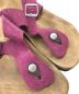 中古・古着 BIRKENSTOCK (ビルケンシュトック) サンダル ブラウン×ピンク サイズ:SIZE 24.5cm：4000円