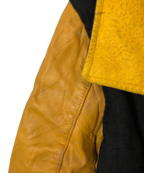 DeLong（デロング）DeLong (デロング) スタジャン ブラック×イエロー サイズ:SIZE40の古着・服飾アイテム