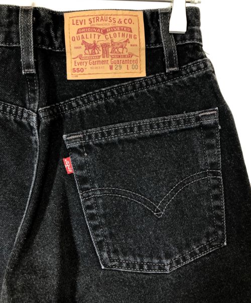 LEVI'S（リーバイス）LEVI'S (リーバイス) デニムショートパンツ ブラック サイズ:SIZE 73.5cm (W29)の古着・服飾アイテム