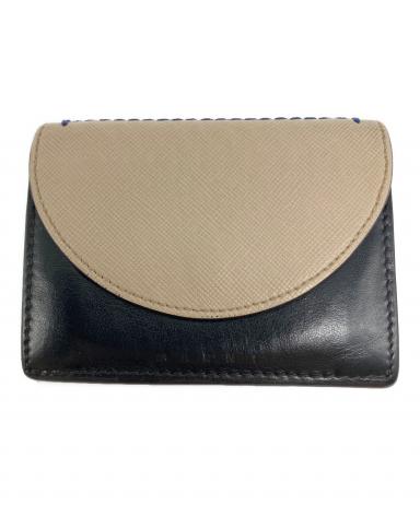 中古・古着通販】MARNI (マルニ) 3つ折り財布 ブラック｜ブランド