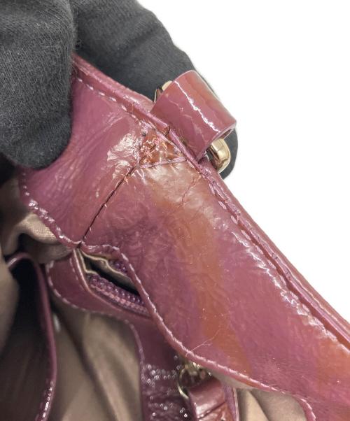 COLE HAAN（コールハーン）COLE HAAN (コールハーン) ハンドバッグ パープルの古着・服飾アイテム