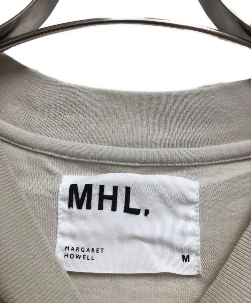 MHL（エムエイチエル）MHL (エムエイチエル) LIGHT COTTON DRY JERSEY SS ベージュ サイズ:Ｍの古着・服飾アイテム