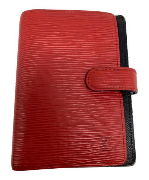 LOUIS VUITTON（ルイ ヴィトン）LOUIS VUITTON (ルイ ヴィトン) 手帳カバー レッドの古着・服飾アイテム