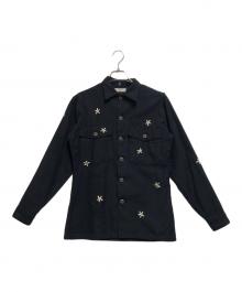 SHANANA MIL（シャナナミル）の古着「ユーティリティシャツ」｜ネイビー