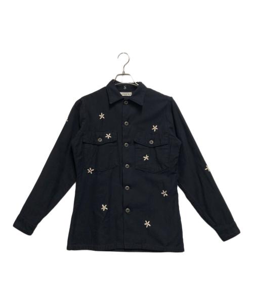 SHANANA MIL（シャナナミル）SHANANA MIL (シャナナミル) ユーティリティシャツ ネイビー サイズ:Ｓの古着・服飾アイテム