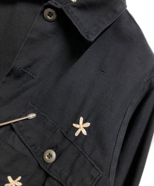 SHANANA MIL（シャナナミル）SHANANA MIL (シャナナミル) ユーティリティシャツ ネイビー サイズ:Ｓの古着・服飾アイテム