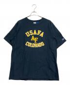 Championチャンピオン）の古着「リバースウィーブ(R) ショートスリーブTシャツ」｜ネイビー