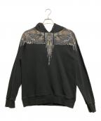 MARCELO BURLONマルセロバーロン）の古着「プルオーバーパーカー」｜ブラック×ブルー