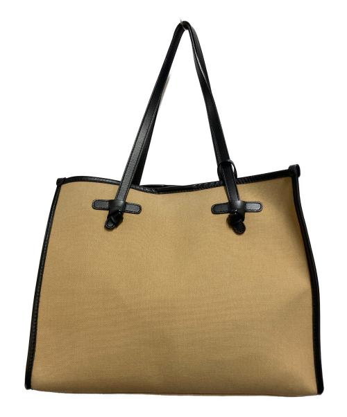 GIANNI CHIARINI（ジャンニ キアリーニ）GIANNI CHIARINI (ジャンニ キアリーニ) トートバッグ ブラック×ベージュの古着・服飾アイテム