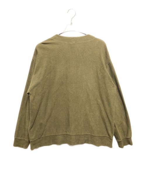 Better（ベター）Better (ベター) ボアフリースカーディガン オリーブ サイズ:SIZE５の古着・服飾アイテム