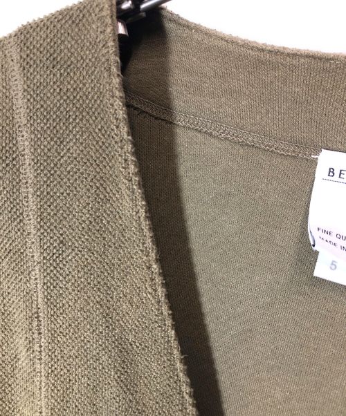 Better（ベター）Better (ベター) ボアフリースカーディガン オリーブ サイズ:SIZE５の古着・服飾アイテム