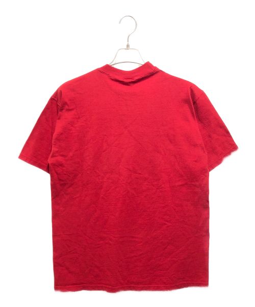 have a hardcore day（ハブアハードコアデイ）have a hardcore day (ハブアハードコアデイ) 半袖カットソー レッド サイズ:Ｍの古着・服飾アイテム