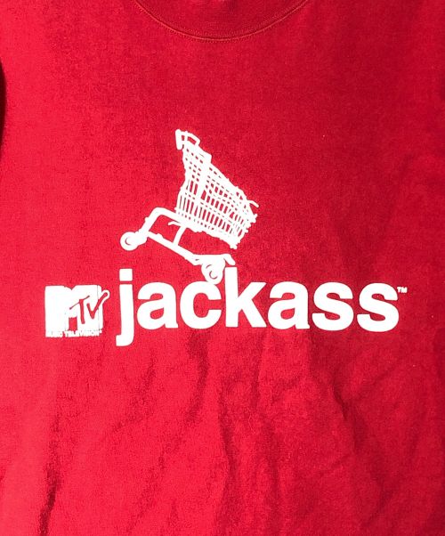 have a hardcore day（ハブアハードコアデイ）have a hardcore day (ハブアハードコアデイ) 半袖カットソー レッド サイズ:Ｍの古着・服飾アイテム