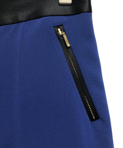 sakayori（サカヨリ）sakayori (サカヨリ) センタープレスパンツ ブルー×ブラック サイズ:40の古着・服飾アイテム