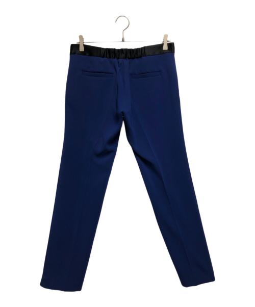 sakayori（サカヨリ）sakayori (サカヨリ) センタープレスパンツ ブルー×ブラック サイズ:40の古着・服飾アイテム