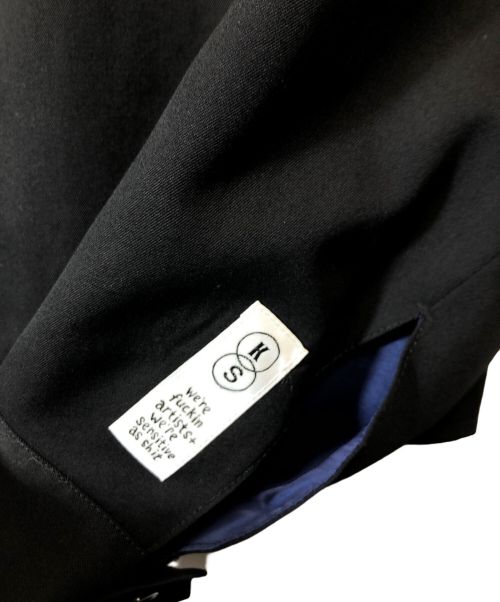 sulvam（サルバム）sulvam (サルバム) KOZABURO (コウザブロウ) バッグアニマル刺繍コーチジャケット ブラック サイズ:Sの古着・服飾アイテム