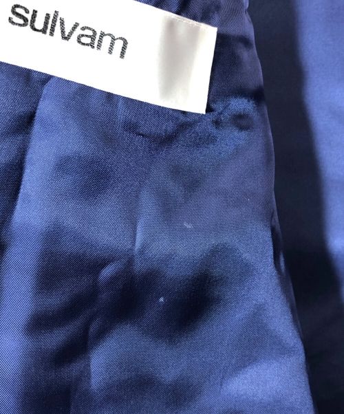 sulvam（サルバム）sulvam (サルバム) KOZABURO (コウザブロウ) バッグアニマル刺繍コーチジャケット ブラック サイズ:Sの古着・服飾アイテム