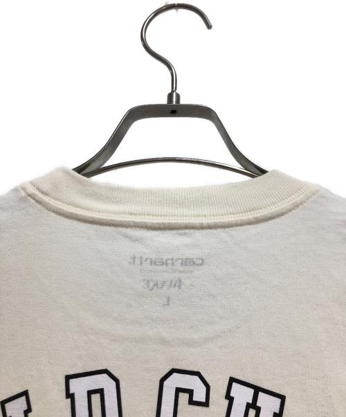 CarHartt（カーハート）CarHartt (カーハート) AWAKE (アウェイク) ポケットTシャツ アイボリー サイズ:Lの古着・服飾アイテム