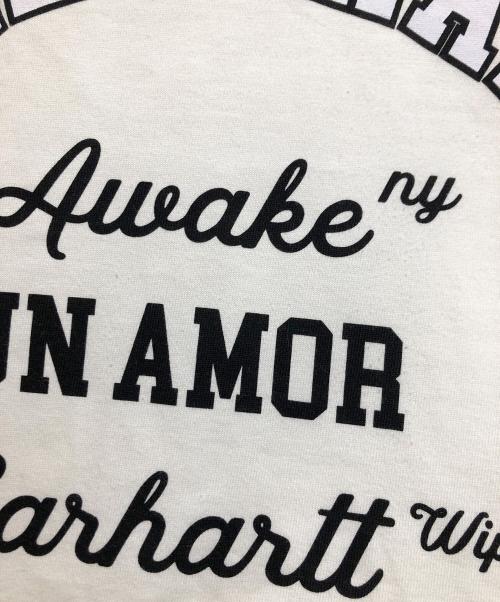 CarHartt（カーハート）CarHartt (カーハート) AWAKE (アウェイク) ポケットTシャツ アイボリー サイズ:Lの古着・服飾アイテム