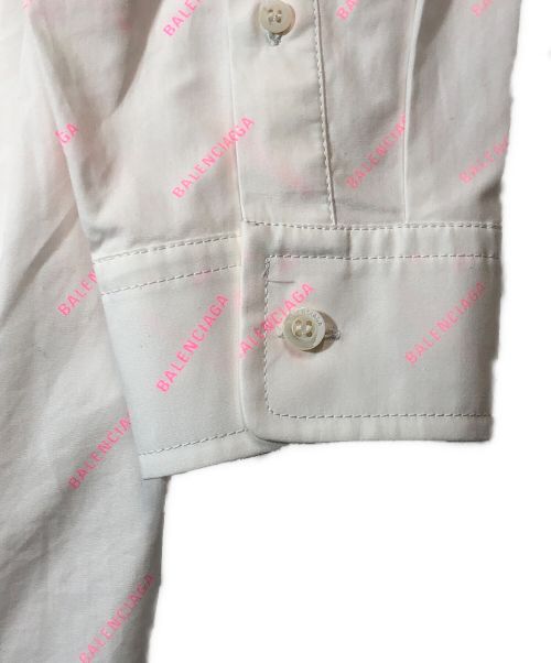 BALENCIAGA（バレンシアガ）BALENCIAGA (バレンシアガ) ポプリンシャツ ホワイト サイズ:SIZE 34の古着・服飾アイテム