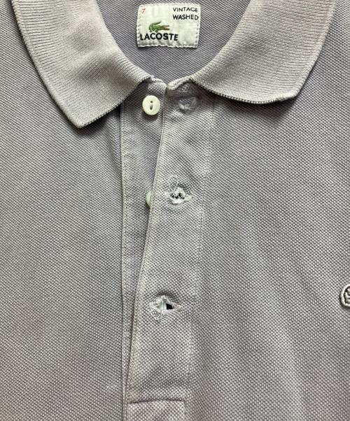 LACOSTE（ラコステ）LACOSTE (ラコステ) 半袖ポロシャツ パープル サイズ:7の古着・服飾アイテム
