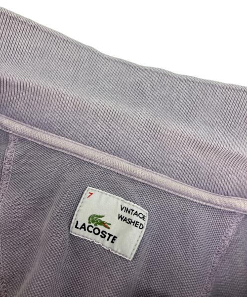 LACOSTE（ラコステ）LACOSTE (ラコステ) 半袖ポロシャツ パープル サイズ:7の古着・服飾アイテム