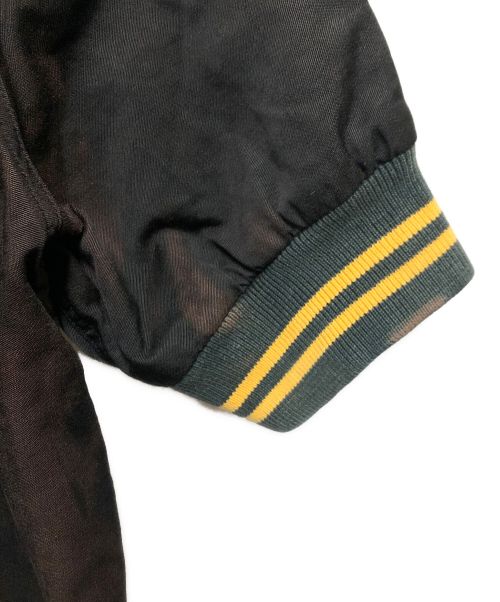 POLO SPORT（ポロスポーツ）POLO SPORT (ポロスポーツ) ハーフジップ半袖スタジャン ブラック サイズ:Lの古着・服飾アイテム