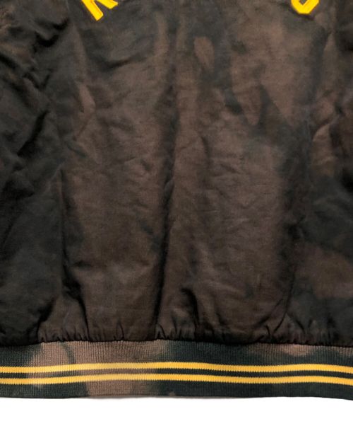 POLO SPORT（ポロスポーツ）POLO SPORT (ポロスポーツ) ハーフジップ半袖スタジャン ブラック サイズ:Lの古着・服飾アイテム