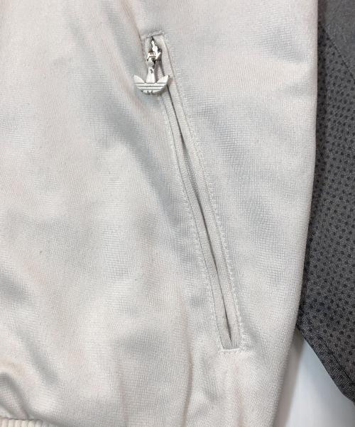 adidas（アディダス）adidas (アディダス) トラックジャケット グレー×ネイビー サイズ:US Mの古着・服飾アイテム