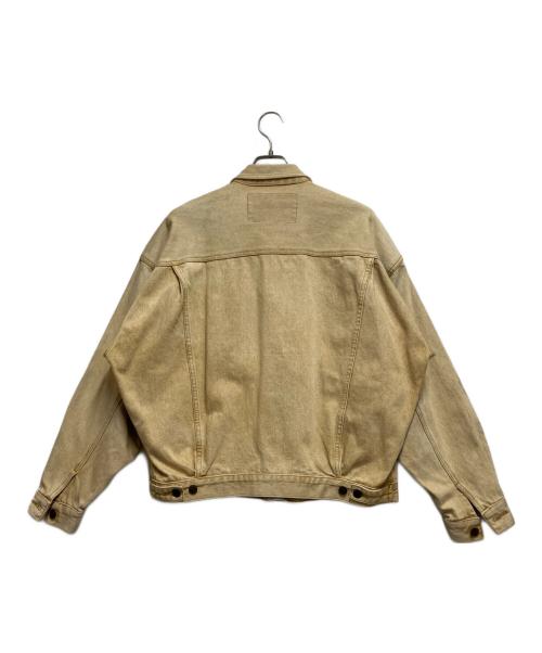 GUESS（ゲス）GUESS (ゲス) デニムジャケット ベージュ サイズ:Lの古着・服飾アイテム