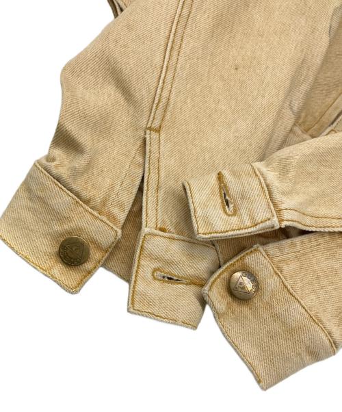 GUESS（ゲス）GUESS (ゲス) デニムジャケット ベージュ サイズ:Lの古着・服飾アイテム