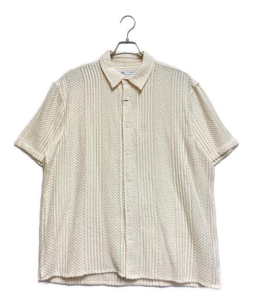 ZARA（ザラ）ZARA (ザラ) 半袖ニット アイボリー サイズ:USA XL 未使用品の古着・服飾アイテム