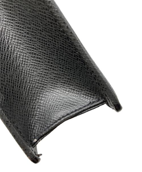 LOUIS VUITTON（ルイ ヴィトン）LOUIS VUITTON (ルイ ヴィトン) レザービジネスバッグ ブラックの古着・服飾アイテム