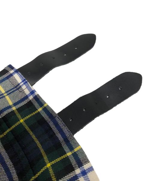 O'NEIL OF DUBLIN（オニールオブダブリン）O'NEIL OF DUBLIN (オニールオブダブリン) チェックミディスカート グリーン×ホワイト サイズ:US 6の古着・服飾アイテム