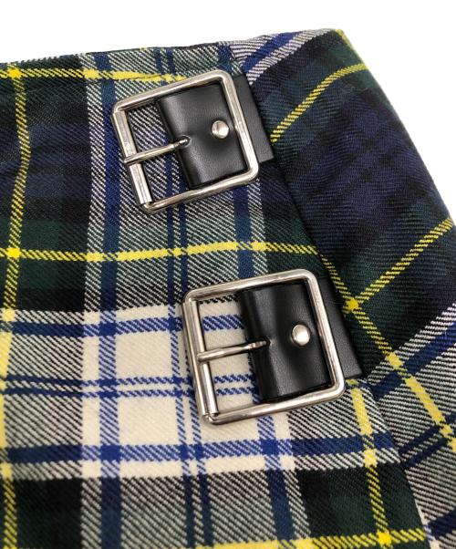 O'NEIL OF DUBLIN（オニールオブダブリン）O'NEIL OF DUBLIN (オニールオブダブリン) チェックミディスカート グリーン×ホワイト サイズ:US 6の古着・服飾アイテム