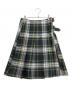 O'NEIL OF DUBLIN（オニールオブダブリン）の古着「チェックミディスカート」｜グリーン×ホワイト
