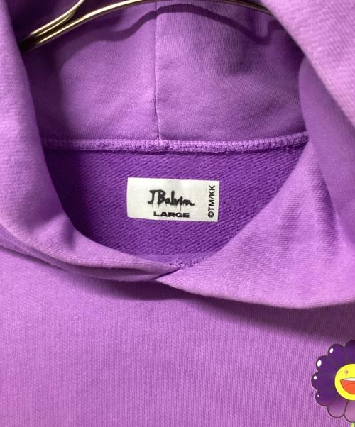 JBalvin（ジェーバルヴィン）JBalvin (ジェーバルヴィン) パーカー パープル サイズ:Ｌの古着・服飾アイテム