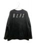OFFWHITE (オフホワイト) オーバーサイズスウェット ブラック サイズ:L：14000円