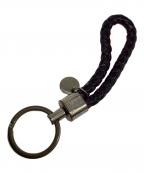 BOTTEGA VENETAボッテガベネタ）の古着「レザーキーリング」｜パープル