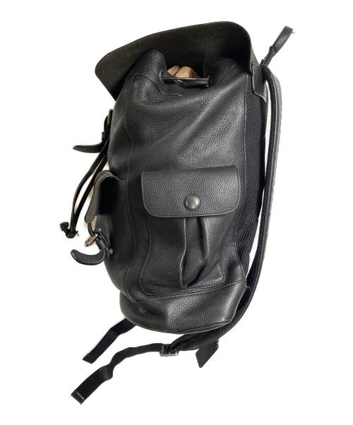 COACH（コーチ）COACH (コーチ) レザーリュック ブラックの古着・服飾アイテム