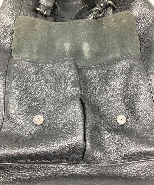 COACH（コーチ）COACH (コーチ) レザーリュック ブラックの古着・服飾アイテム